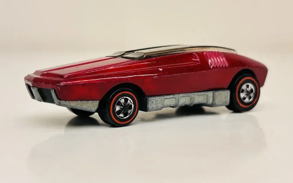 Hot Wheels Redline Whip Creamer Rose Red? US Black Interior